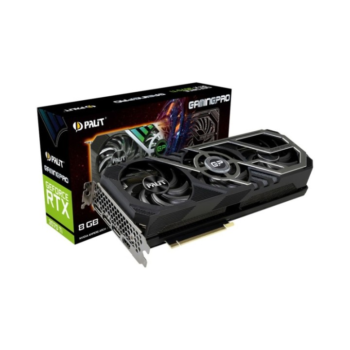 Palit NVIDIA GeForce RTX3070Ti GamingPro LHR NED307T019P2-1046A 8 GB GDDR6X 256 Bit Graphics Card