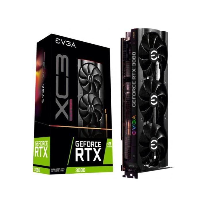 Evga NVIDIA GeForce RTX 3080 XC3 Ultra Gaming 10G-P5-3885-KR 10 GB GDDR6X 320 Bit Graphics Card