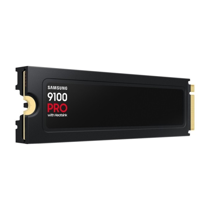 Samsung 1 TB 9100 Pro With Heatsink Mz-vap1t0cw Read 14700 MB Write 13300 MB PCIe 5.0 NVMe M.2 SSD