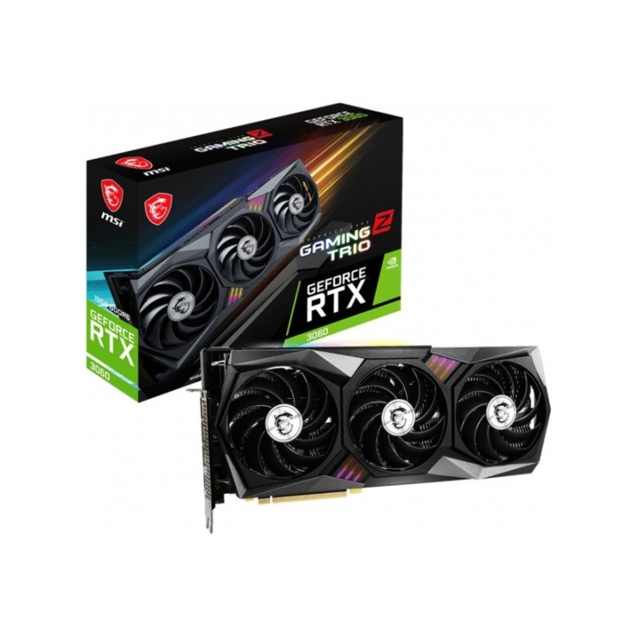 MSI NVIDIA GeForce RTX 3060 Gaming Z TRIO 12 GB GDDR6 192 Bit Graphics Card
