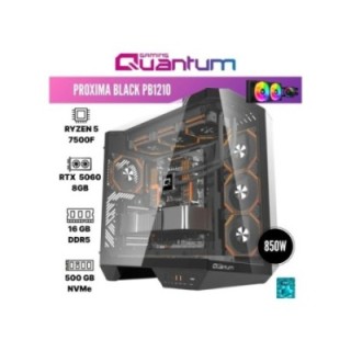 Quantum Gaming Proxima PB1210 R5-7500F 16 GB 512 GB NVMe 8 GB RTX5060 FreeDOS Gaming Desktop PC