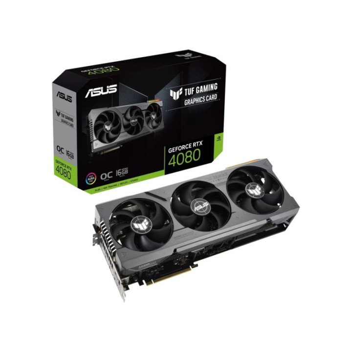 ASUS NVIDIA GeForce RTX 4080 TUF Gaming OC TUF-RTX4080-O16G-Gaming 16 GB GDDR6X 256 Bit Graphics Card