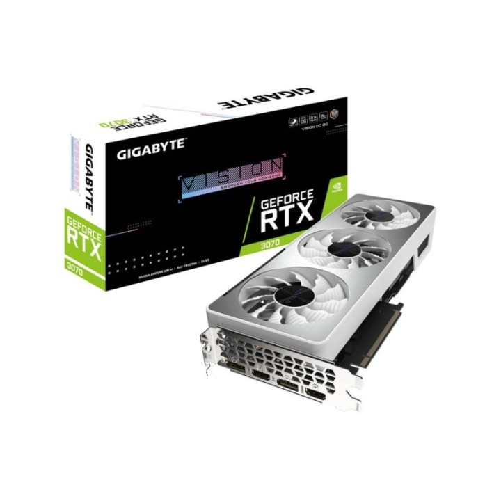 Gigabyte NVIDIA GeForce RTX 3070 VISION OC GV-N3070VISION OC-8GD 8 GB GDDR6 256 Bit Graphics Card