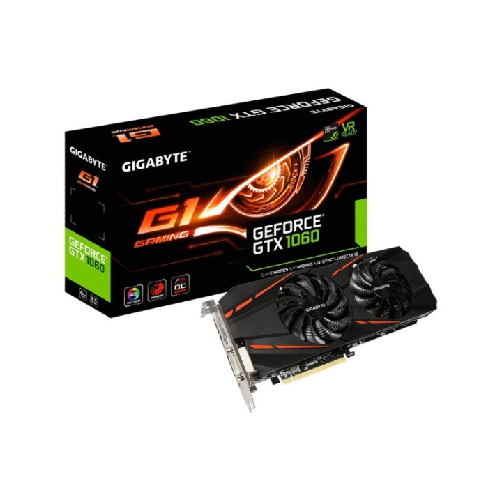 Gigabyte Nvidia GeForce GTX 1060 G1 Gaming 6 GB 192 Bit Graphics Card