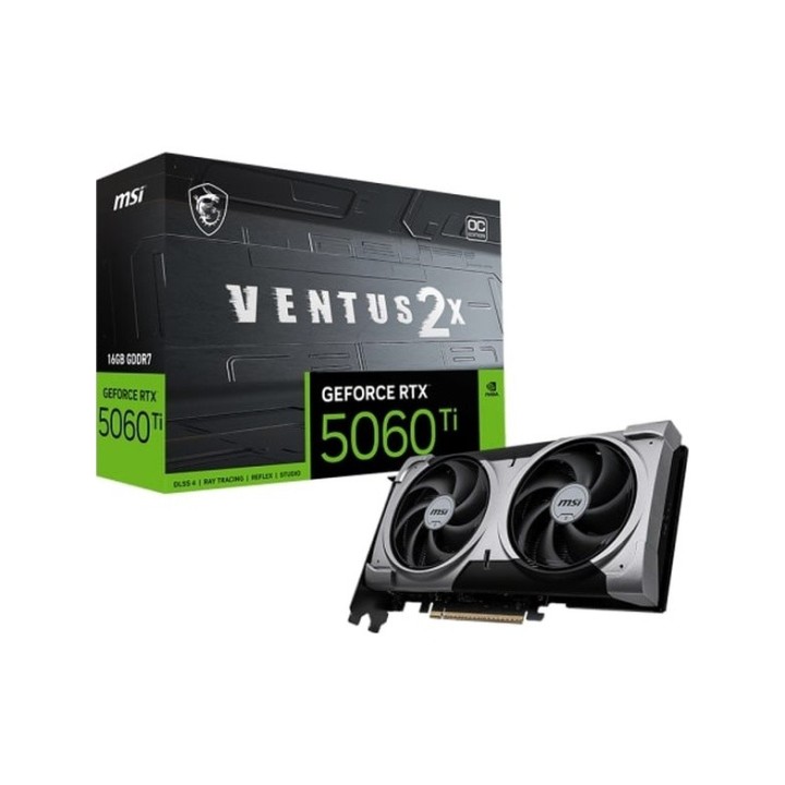MSI GeForce RTX 5060 Ti 16 GB Ventus 2x OC Plus GDDR7 128 Bit Aeae1msı0216