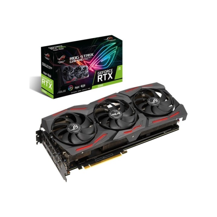 ASUS NVIDIA GeForce RTX 2060 ROG-STRIX-RTX2060-A6G-EVO-Gaming 6 GB GDDR6 192 Bit Graphics Card