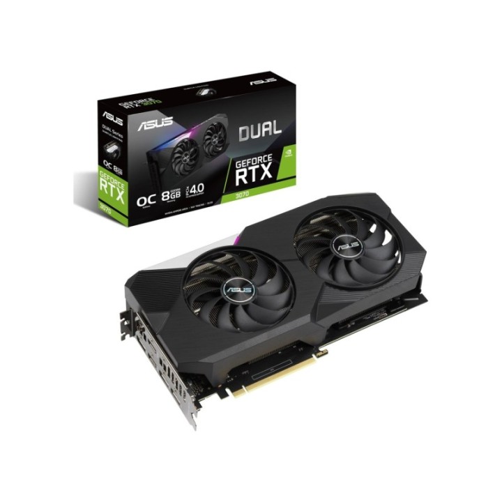 ASUS NVIDIA GeForce RTX 3070 Dual OC DUAL-RTX3070-O8G 8 GB GDDR6 256 Bit Graphics Card