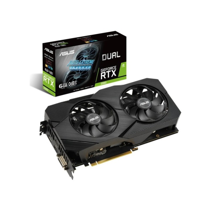 ASUS NVIDIA GeForce RTX 2060 DUAL-RTX2060-6G-EVO 6 GB GDDR6 192 Bit Graphics Card