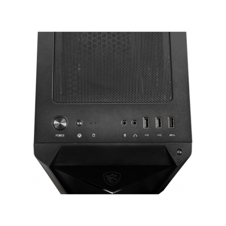 MSI Mag Shield 110A Temperli Cam 2x120 MM RGB Fan Mid Tower Gaming PC PC Casesı Black