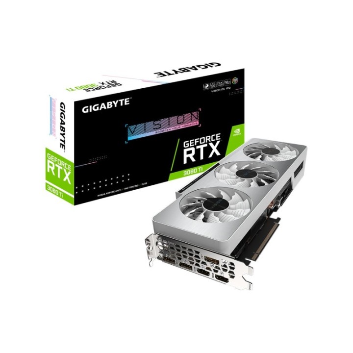 Gigabyte NVIDIA GeForce RTX 3080 Ti Vision OC GV-N308TVISION OC-12GD 12 GB GDDR6X 384 Bit Graphics Card