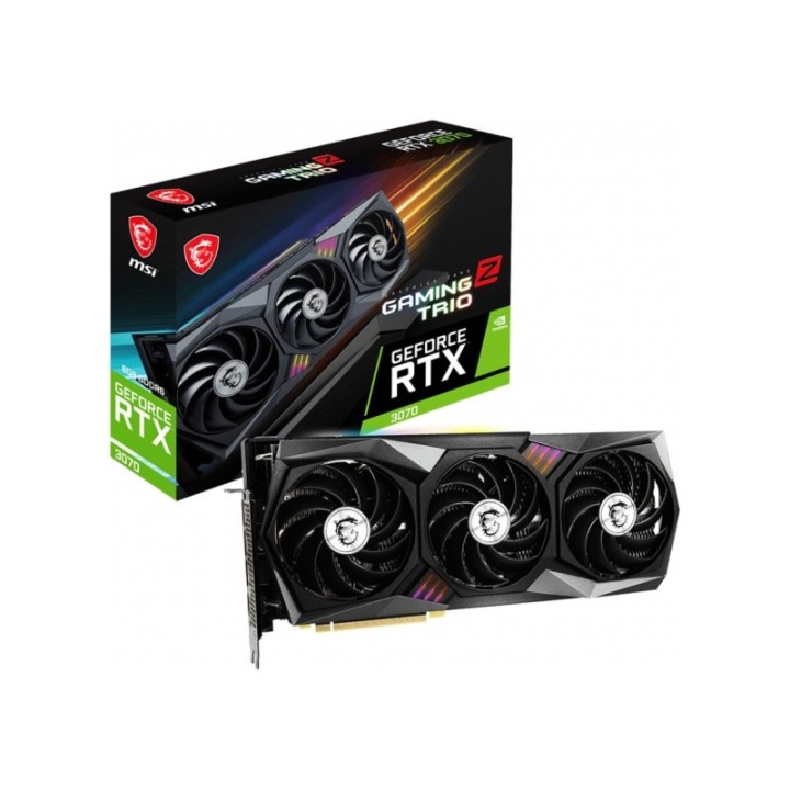 MSI NVIDIA GeForce RTX 3070 Gaming Z Trio 8G LHR 8 GB GDDR6 256 Bit Graphics Card