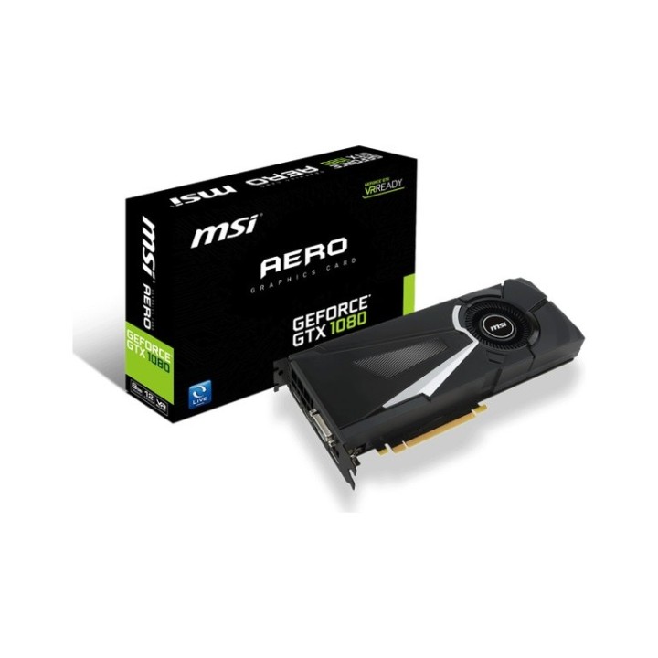 MSI GeForce GTX 1080 Aero OC 8 GB 256 Bit GDDR5X Graphics Card