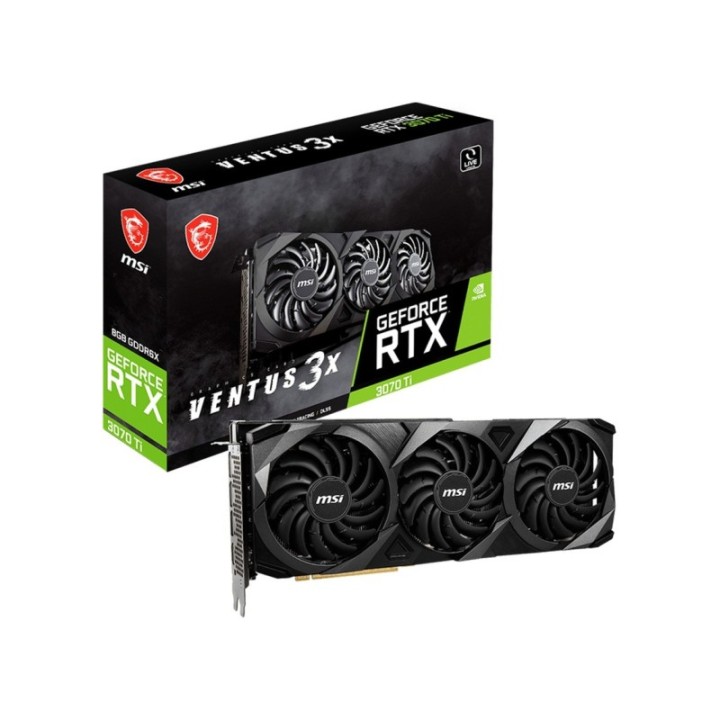 MSI NVIDIA GeForce RTX 3070 Ti Ventus 3X 8 GB GDDR6X 256 Bit Graphics Card