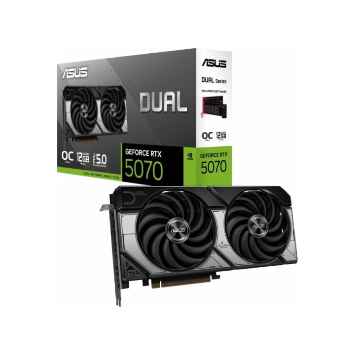 ASUS Dual GeForce RTX 5070 OC 12 GB GDDR7 192 Bit HDMI/dp Graphics Card