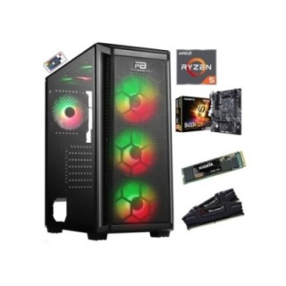 APU AMD Ryzen 5 Pro 3350G 16 GB DDR4 500 GB NVMe SSD DOS Gaming PC