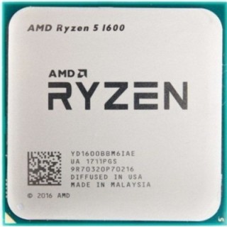 AMD Ryzen 5 1600 3.4 GHz - 3.6 GHz 19M AM4 65W Fanless Processor Tray