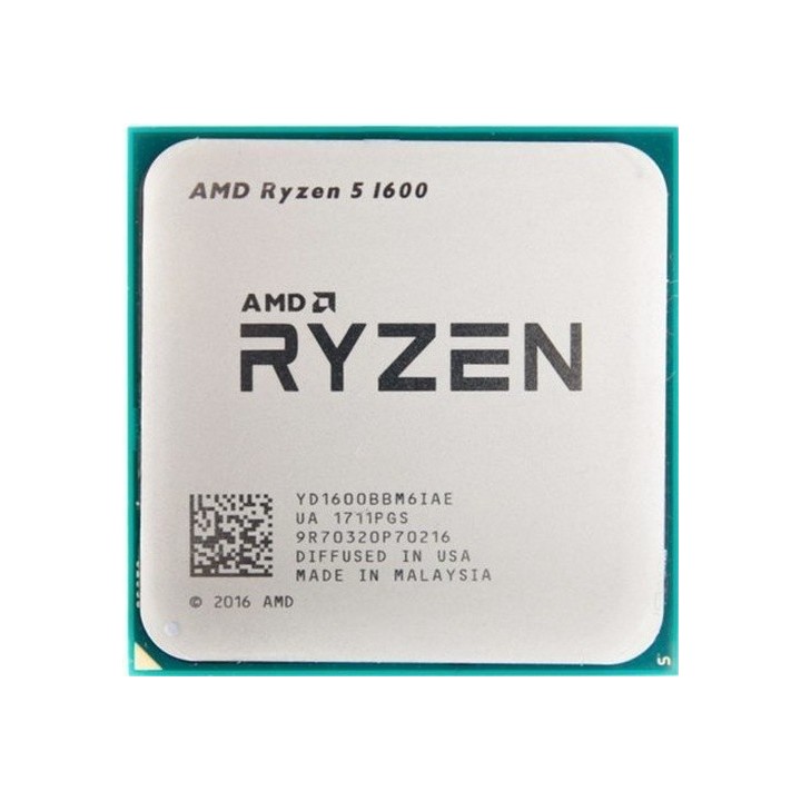 AMD Ryzen 5 1600 3.4 GHz - 3.6 GHz 19M AM4 65W Fanless Processor Tray