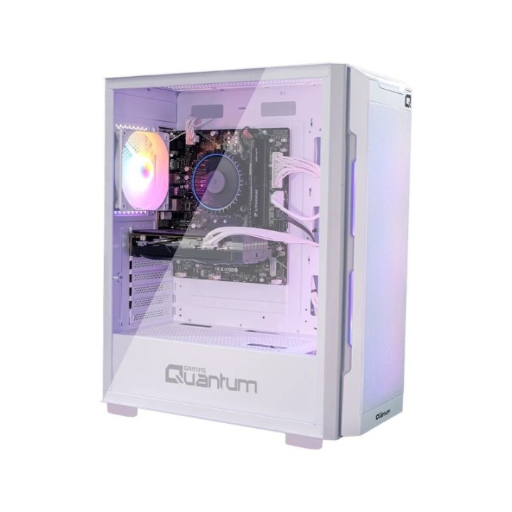 Quantum Gaming Snapfire White R7-5700X 16 GB 1 TB NVMe SSD 8 GB RTX5060 DOS Gaming Desktop PC