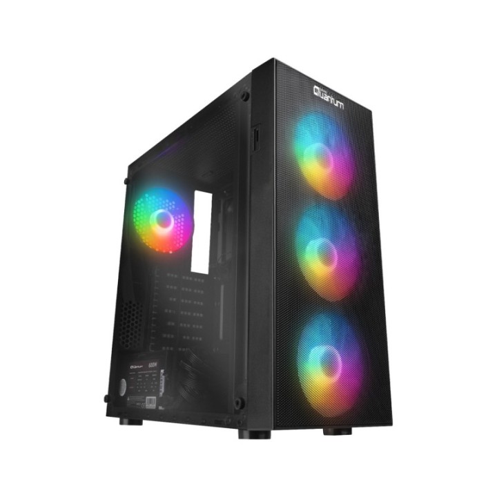 Quantum Gaming Meshuppro EV1821 R7-5700X 16 GB 1 TB NVMe 8 GB RTX5060 DOS Gaming Desktop PC