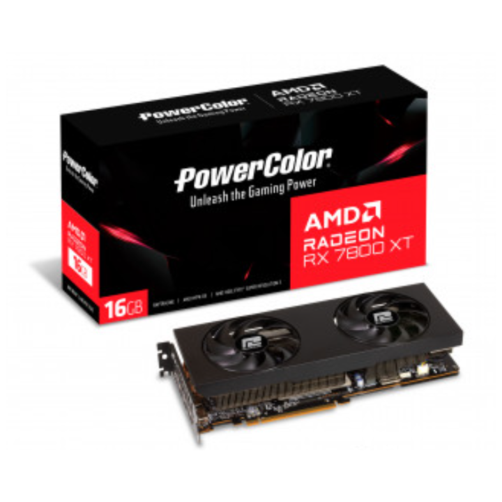 PowerColor AMD Radeon RX 7800 XT 16G-P 16 GB GDDR6 256 Bit Graphics Card