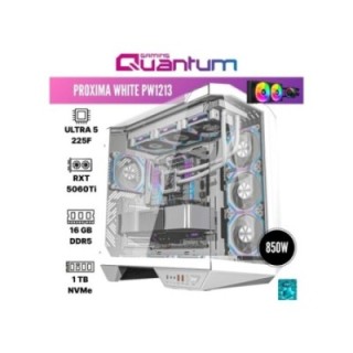 Quantum Gaming Proxima White PW1213 Ultra 5 225F 16 GB 1 TB NVMe SSD 8 GB 5060Tİ Gaming Desktop PC