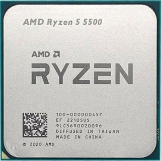AMD Ryzen 5 5500 3.6 GHz AM4 16 MB Cache 65 W Processor Tray