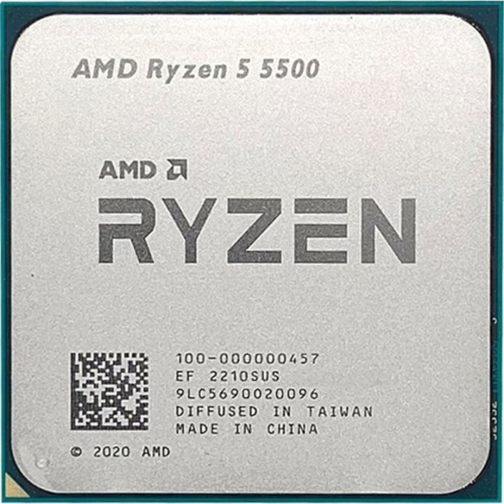 AMD Ryzen 5 5500 3.6 GHz AM4 16 MB Cache 65 W Processor Tray