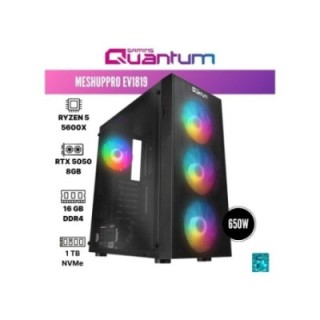 Quantum Gaming Meshuppro Ev1819 R5-5600x 16 GB 1 TB 8 GB RTX5050 Gaming Desktop PC