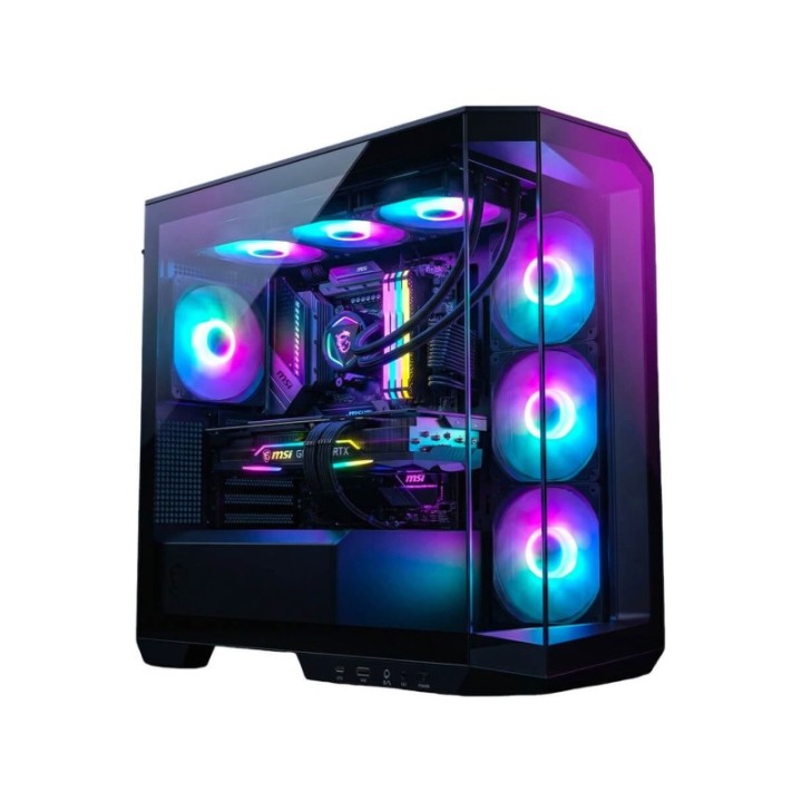 MSI MAG Pano Black X140 R7-7800X3D 32 GB 1 TB M.2 NVMe SSD 16 GB RTX5060 Ti FreeDOS Gaming Desktop PC