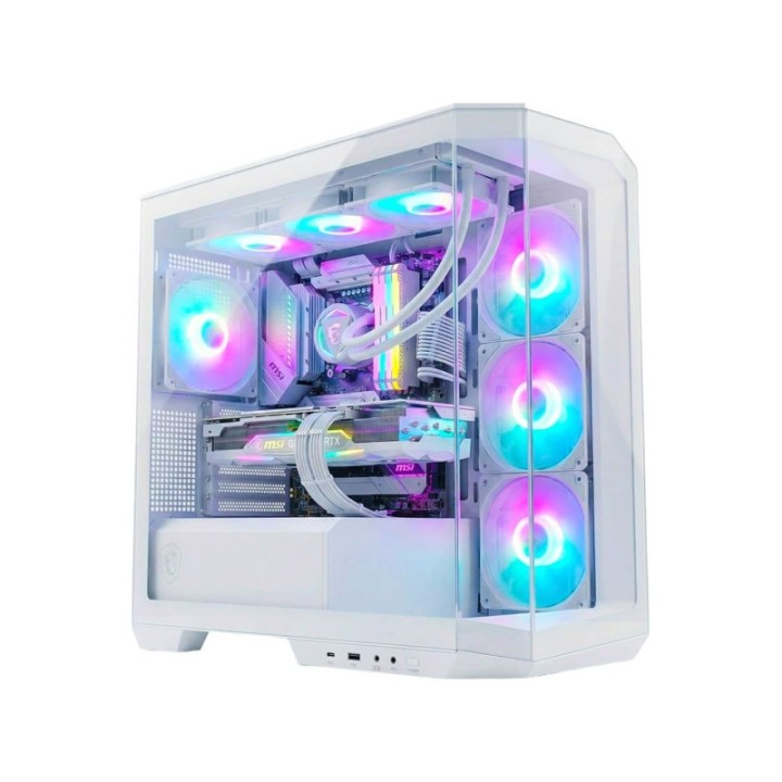 MSI MAG Pano White X130 R7-5700X 32 GB 1 TB M.2 NVMe SSD 12 GB RTX5070 FreeDOS Gaming Desktop PC