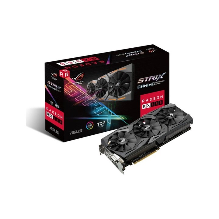 ASUS AMD Radeon RX 580 TOP ROG-STRIX-RX580-T8G-Gaming 8 GB 256 Bit GDDR5 Graphics Card