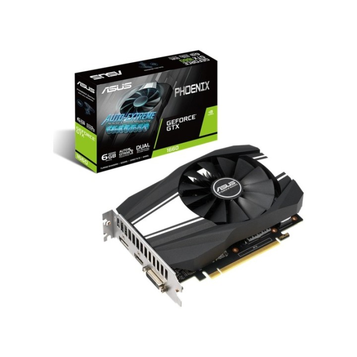 ASUS NVIDIA GeForce GTX 1660 Phoenix PH-GTX1660-6G 6 GB GDDR5 192 Bit Graphics Card