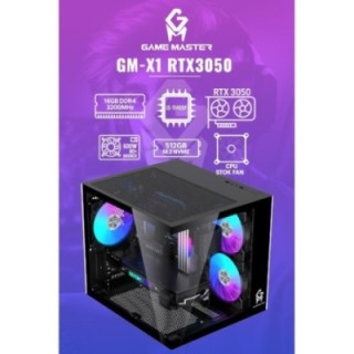 Game Master GM-X1 i5-11400F 16 GB 512 GB M.2 SSD RTX3050 FreeDOS Gaming Desktop PC