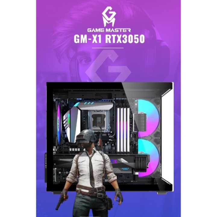 Game Master GM-X1 i5-11400F 16 GB 512 GB M.2 SSD RTX3050 FreeDOS Gaming Desktop PC