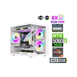 Xaser Astra X140 R5-5600X 16 GB 512 GB M.2 NVMe SSD 16 GB RTX5060Ti FreeDOS Gaming Desktop PC