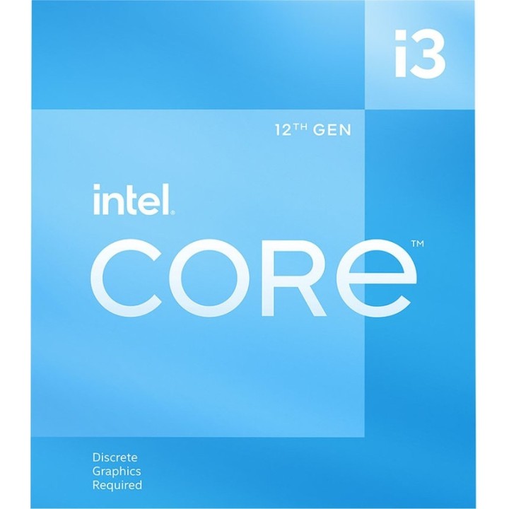 Intel Core i3-12100F 3.3 GHz LGA1700 12 MB Cache 58 W Box Processor