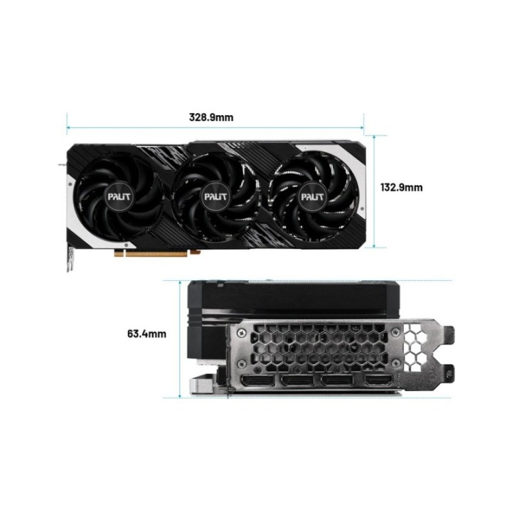 Palit NVIDIA GeForce RTX 4070 Ti GamingPro NED407T019K9-1043A 12 GB GDDR6X 192 Bit Graphics Card