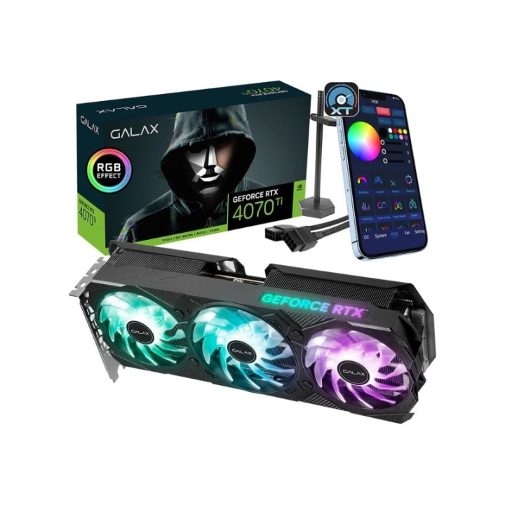 Galax NVIDIA GeForce RTX 4070 Ti EX Gamer V2 GLX-47IOM7MD7ADT 12 GB GDDR6X 192 Bit Graphics Card