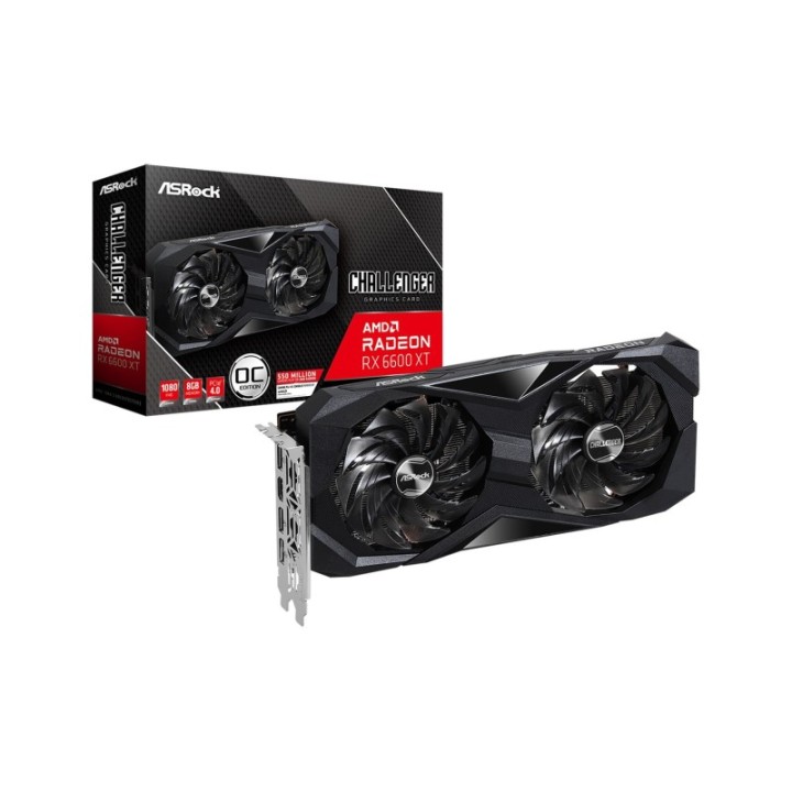 Asrock AMD Radeon RX 6600 XT Challenger D OC 8 GB GDDR6 128 Bit Graphics Card