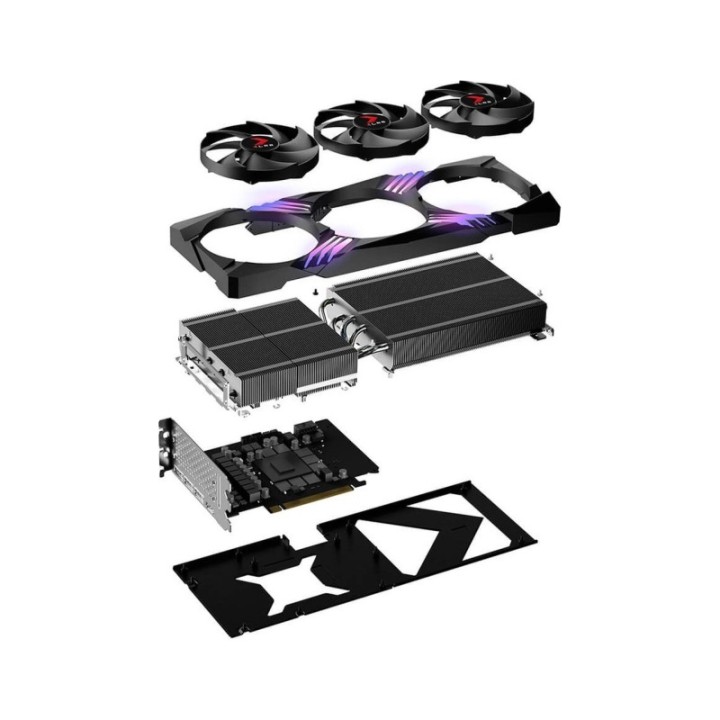 PNY NVIDIA GeForce RTX 4070 Ti XLR8 Gaming Verto VCG4070T12TFXXPB1 12 GB GDDR6X 192 Bit Graphics Card