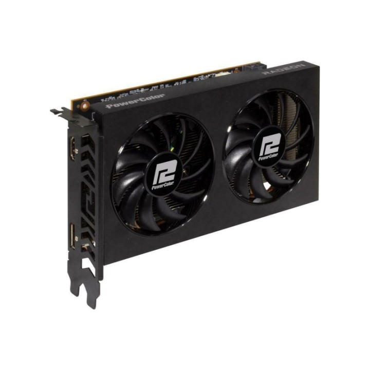 PowerColor AMD Radeon RX 6500 XT Fighter OC AXRX 6500XT 4 GBD6-DH/OC 4 GB GDDR6 64 Bit Graphics Card