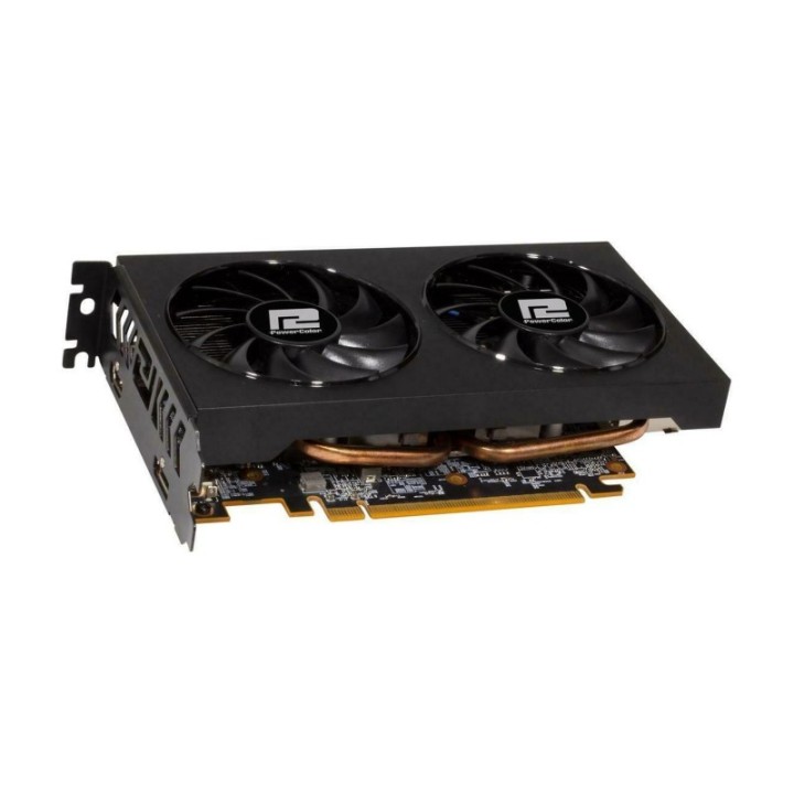 PowerColor AMD Radeon RX 6500 XT Fighter OC AXRX 6500XT 4 GBD6-DH/OC 4 GB GDDR6 64 Bit Graphics Card