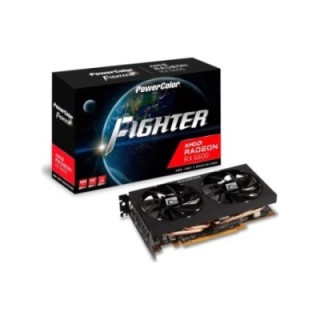 PowerColor AMD Radeon RX 6600 Fighter AXRX 6600 8 GBD6-3DH 8 GB GDDR6 128 Bit Graphics Card