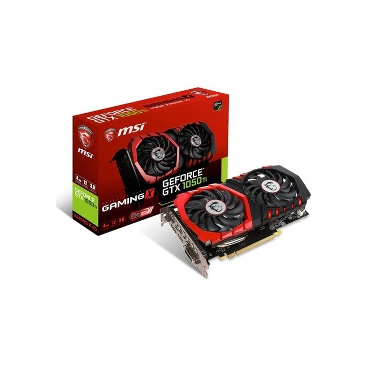 MSI NVIDIA GeForce GTX 1050 Ti Gaming X 4 GB 128 Bit GDDR5 Graphics Card