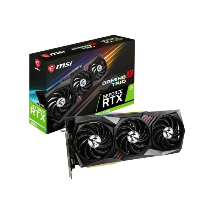 MSI NVIDIA GeForce RTX 3080 Gaming X TRIO 10 GB GDDR6X 320 Bit Graphics Card