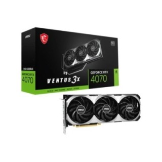 MSI NVIDIA GeForce RTX 4070 Ventus 3X OC 12 GB GDDR6X 192 Bit Graphics Card