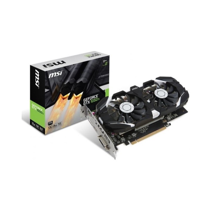 MSI NVIDIA GeForce GTX 1050 Ti 4GT OC 4 GB 128 Bit GDDR5 Graphics Card