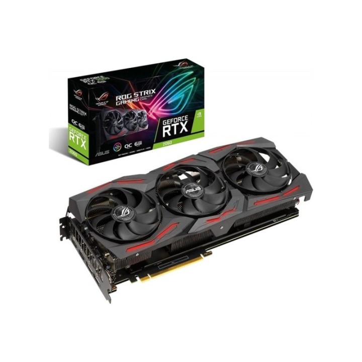 ASUS NVIDIA GeForce RTX 2060 ROG Strix Evo Gaming OC ROG-STRIX-RTX2060-O6G-EVO-Gaming 6 GB GDDR6 192 Bit Graphics Card