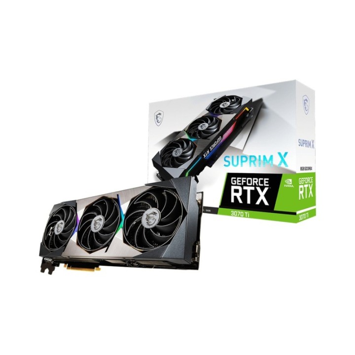 MSI NVIDIA GeForce RTX 3070 Ti SUPRIM X 8 GB GDDR6X 256 Bit Graphics Card