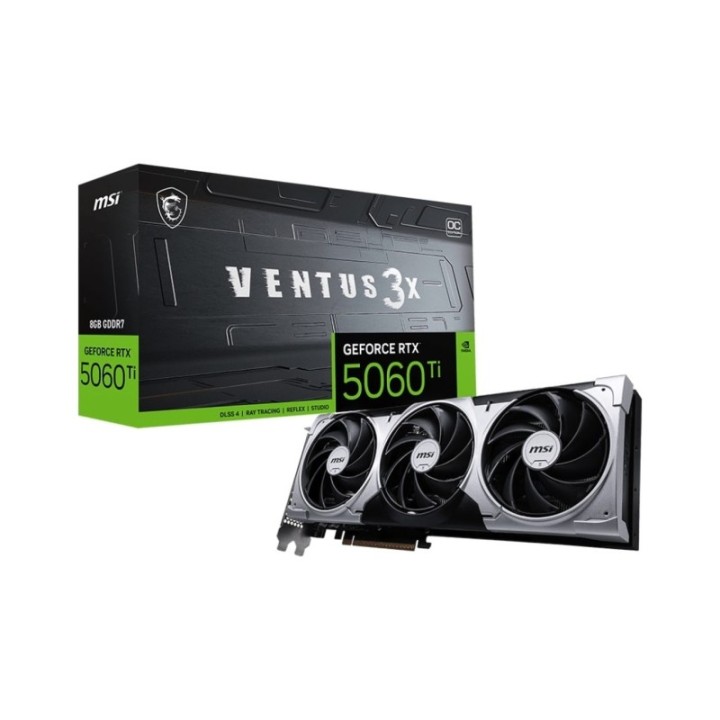 MSI GeForce RTX 5060tı 8g Ventus 3x OC GDDR7 128 Bit Dx12 Dlss 4 Aeae1msı0213